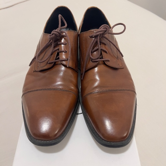 Steve Madden Men's Brown Leather Dress Shoes Size US 9 - Picture 6 of 9